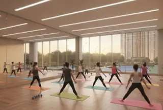 Aerobics Room at Runwal The Central Park