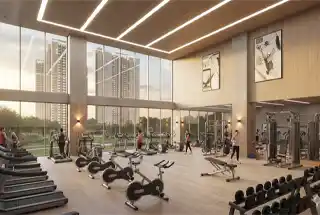 Gymnasium at Runwal The Central Park