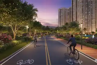 Bicycle Path at Runwal The Central Park